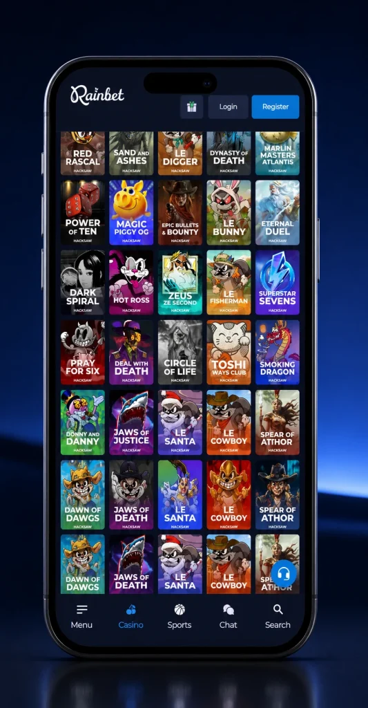 Rainbet Casino Games